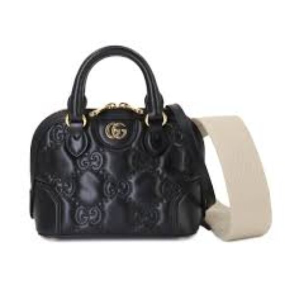 NWT Gucci GG 2 Strap Lion Matelasse Duffle Shoulder Bag Top Handle Tote 727793 - Picture 1 of 12